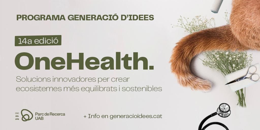 Banner del Programa de Generació d'Idees en 'One Health'
