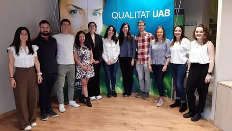 Finalistes del concurs «Tesi en 4 minuts» que presentaran la seva tesi el proper 17 de maig de 2023.