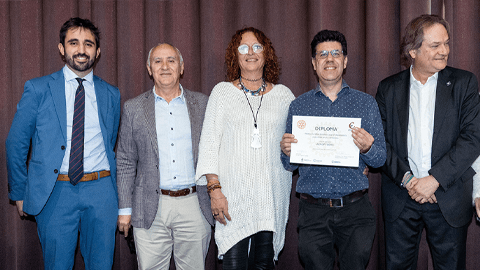 Representants d'Aerofybers a la beca Rotary