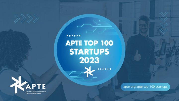 Certificació d'APTE a les 100 millors Start-ups de 2023